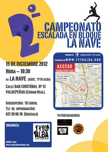 cartel escalada nave 2012